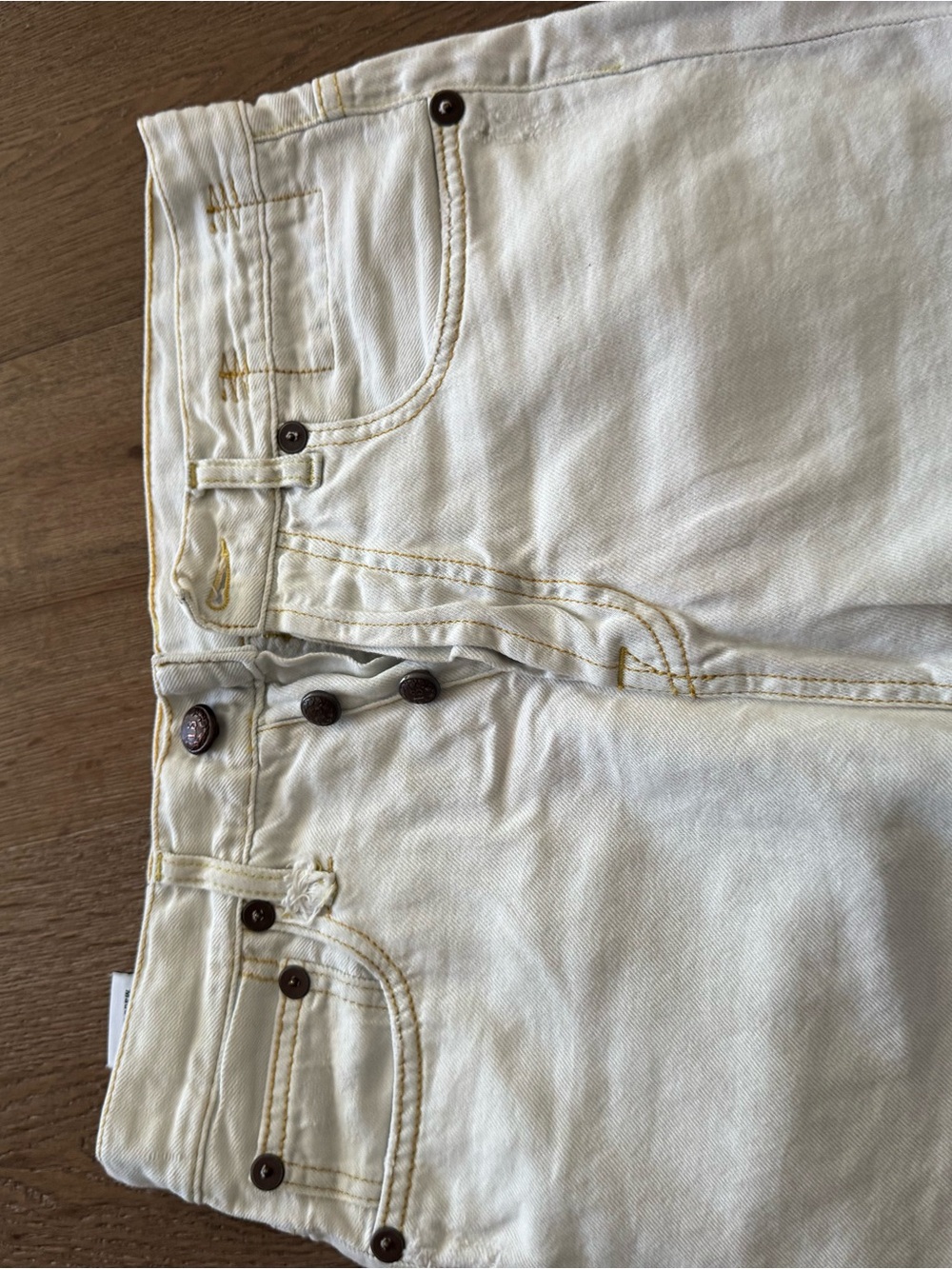 R13 tailored drop kinney linen indigo - Picture 5 of 11